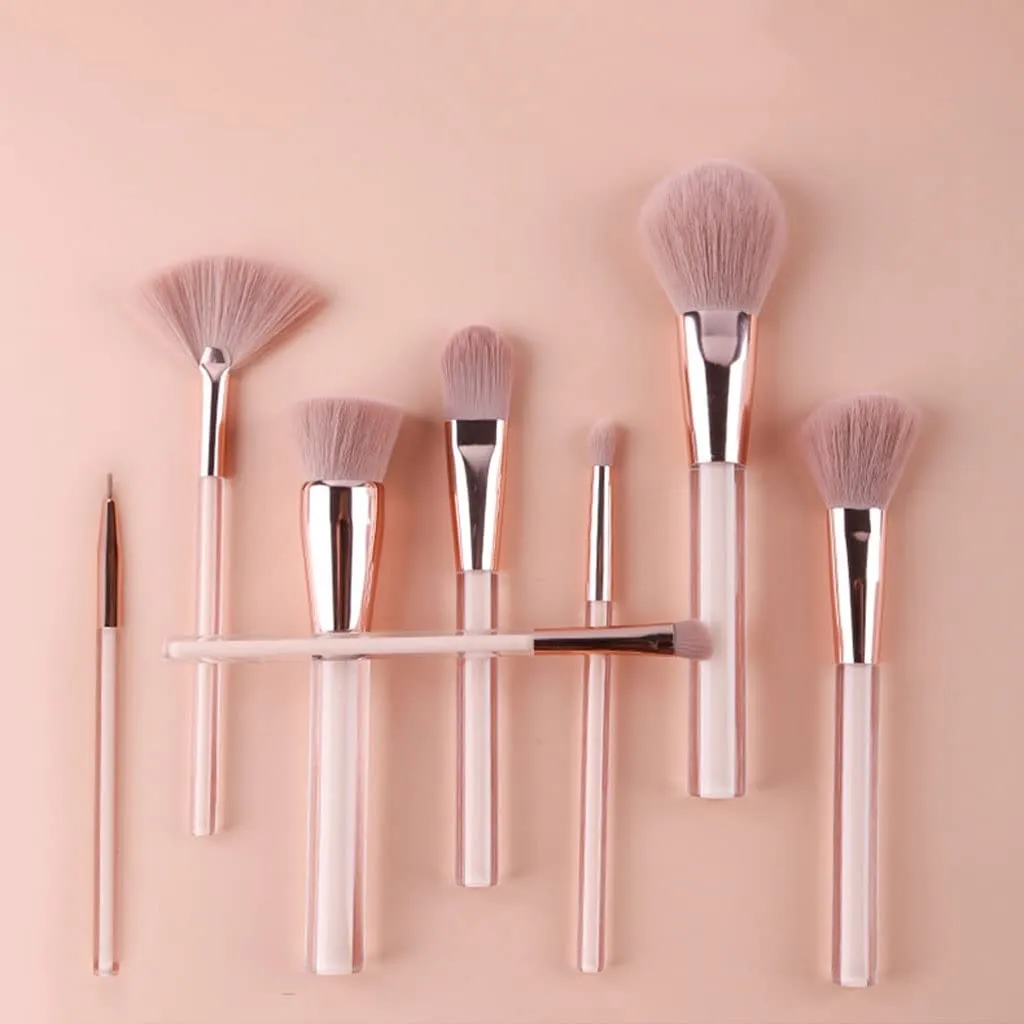 Makeup Brush, Complete Set, Portable, 8-piece Makeup Brush Set, Makeup Tools