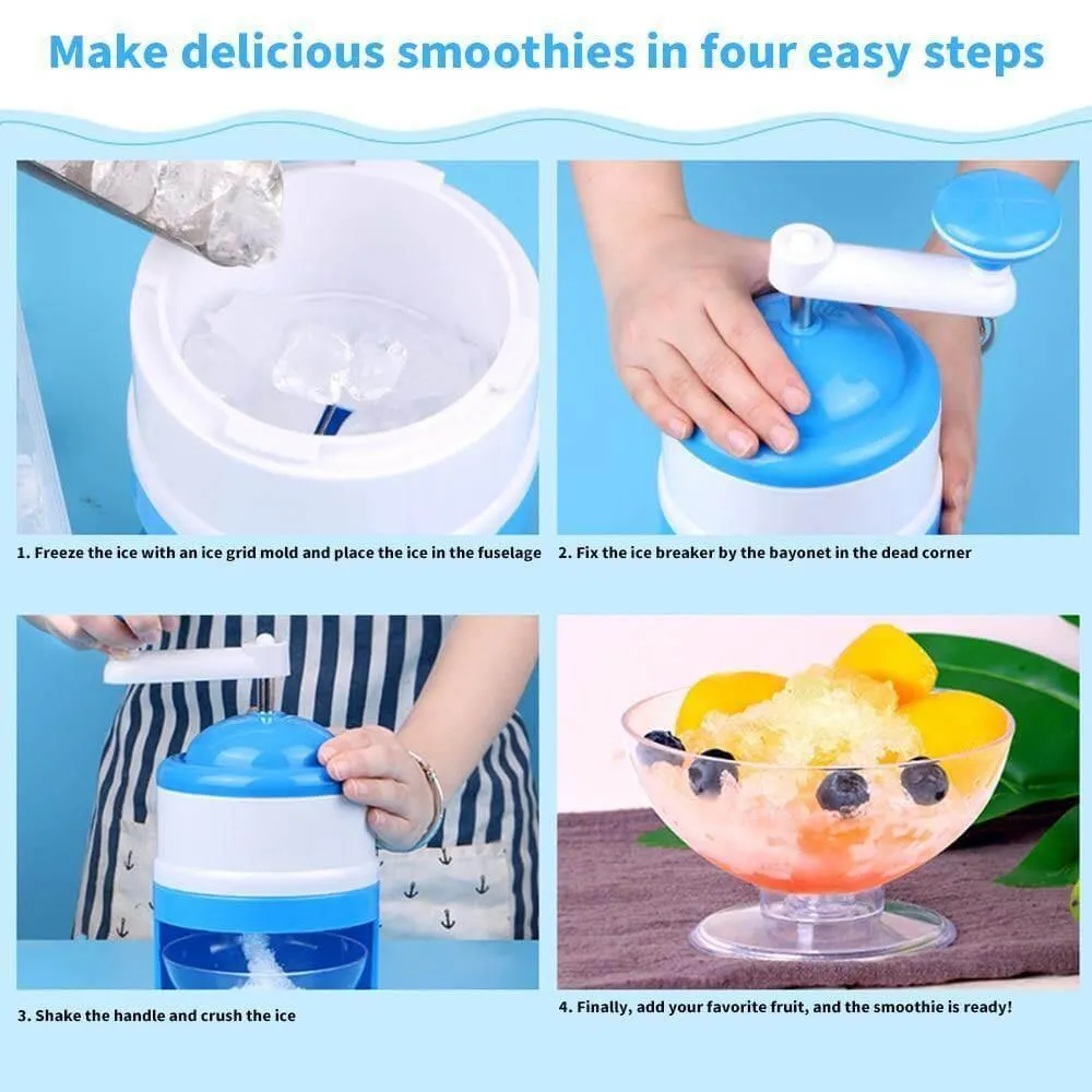 Manual Ice Crusher - Portable Easy Ice Maker