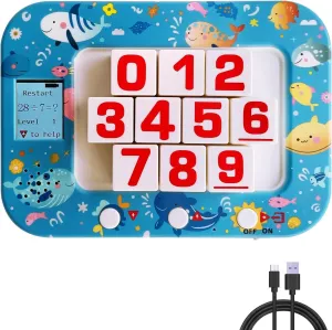 Math Education Machine Multiplication Game Learning & Education Toys Learning Pad Math Games for Kids,Ages 3 