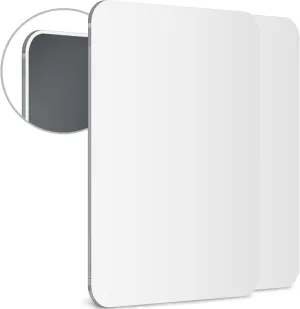 Mavoro Frameless Unbreakable Acrylic Mirror | 7x9in Kids Safety Mirror (2 Pack)