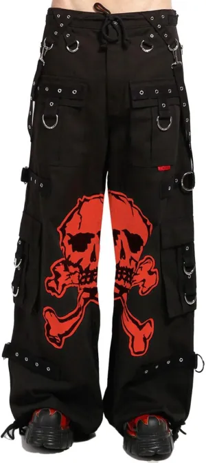 Mega Skull Pants [Black/RED]