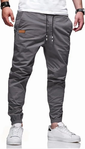 Men's Outdoor Jogging Casual Pants Slim Cargo Workout for Running Sweatpants Hiking