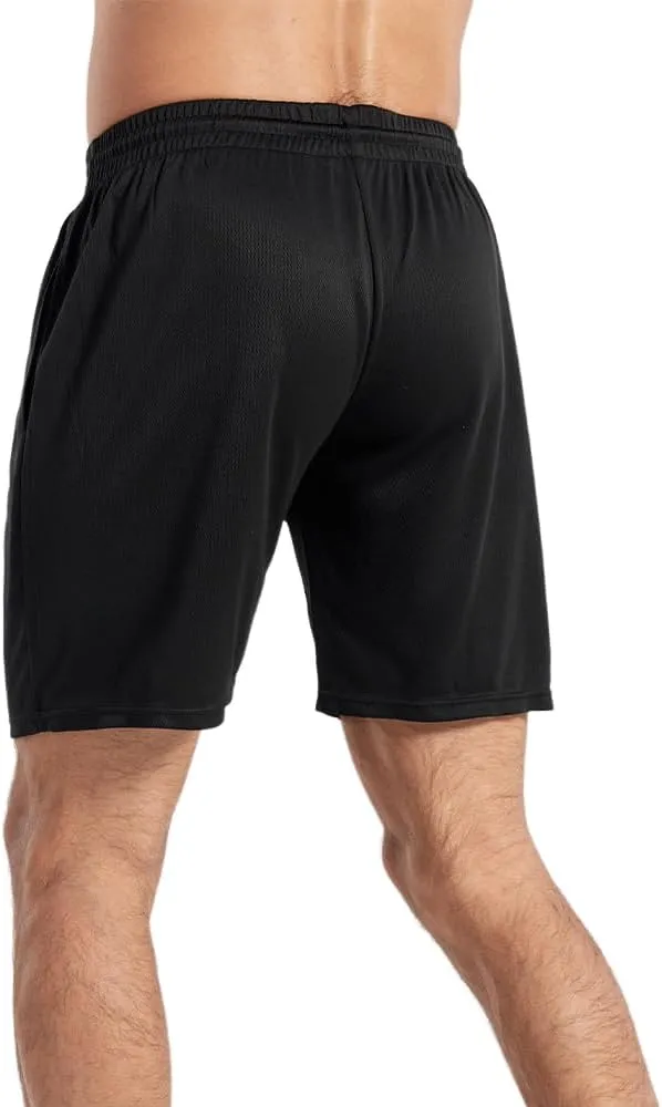 Men's 5" Inseam Mesh Workout Shorts 5-Pack – Lightweight, Breathable Athletic Shorts for Gym, Sports & Daily Wear
