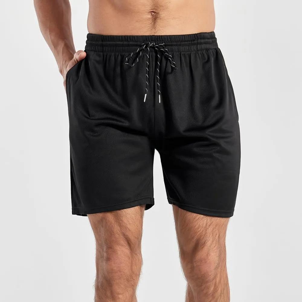 Men's 5" Inseam Mesh Workout Shorts 5-Pack – Lightweight, Breathable Athletic Shorts for Gym, Sports & Daily Wear