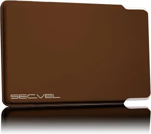 Men's Credit card sleeve, Tobacco