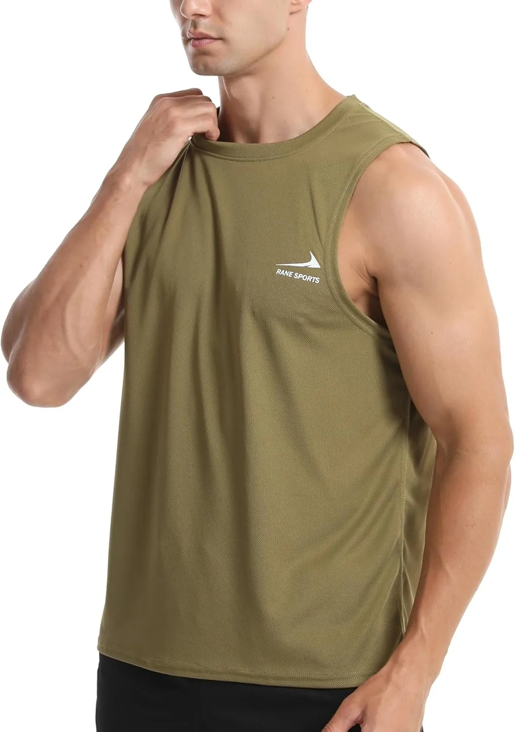Men's Sleeveless Gym Shirts Quick-Drying Training Running Bodybuilding Athletic Tank Top