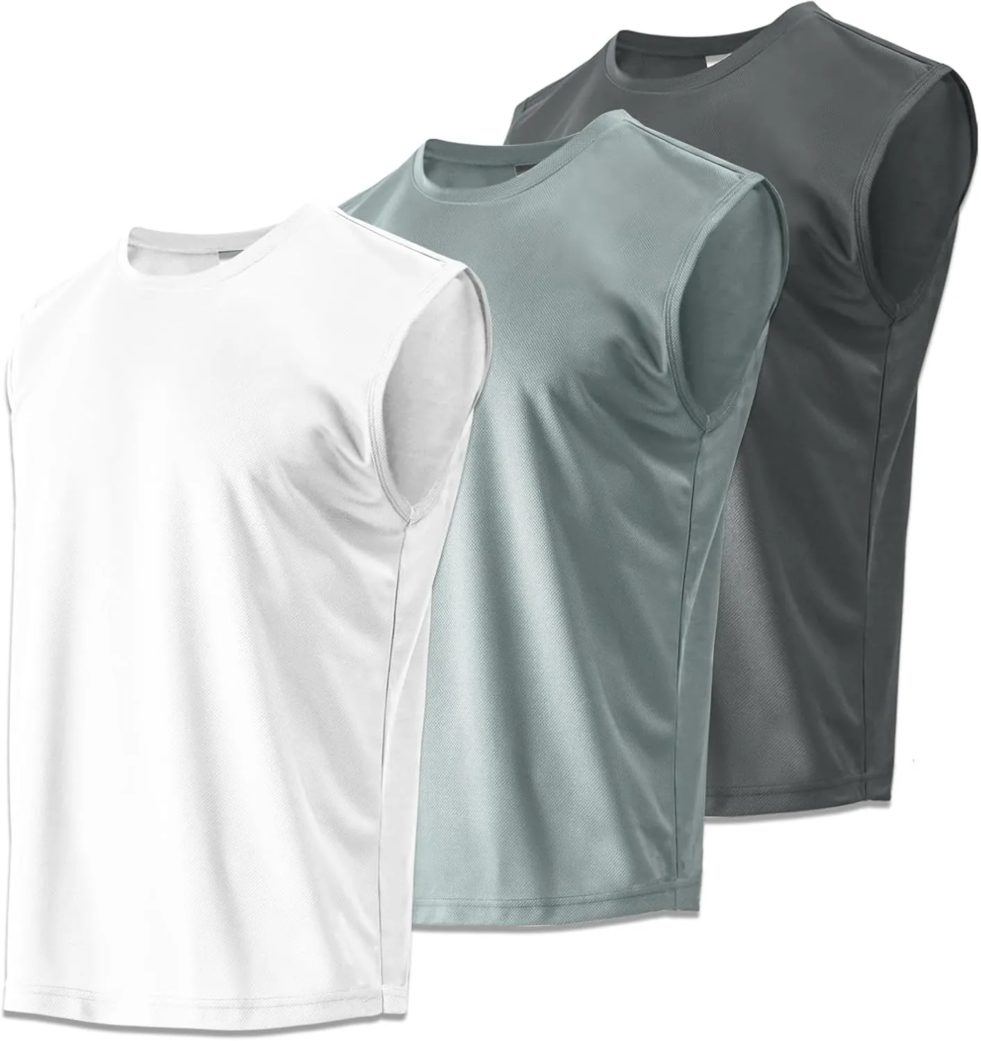 Men's Tank Top Quick Drying Gym Outdoor Running Basketball Swimming Beach Leisure Sleeveless Muscle Shirt