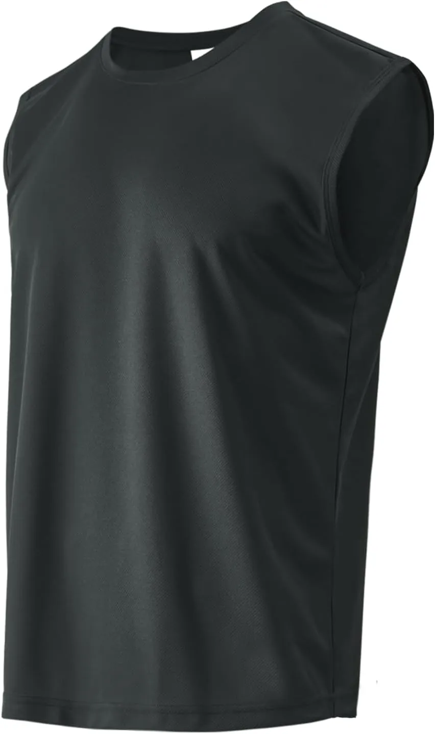 Men's Tank Top Quick Drying Gym Outdoor Running Basketball Swimming Beach Leisure Sleeveless Muscle Shirt