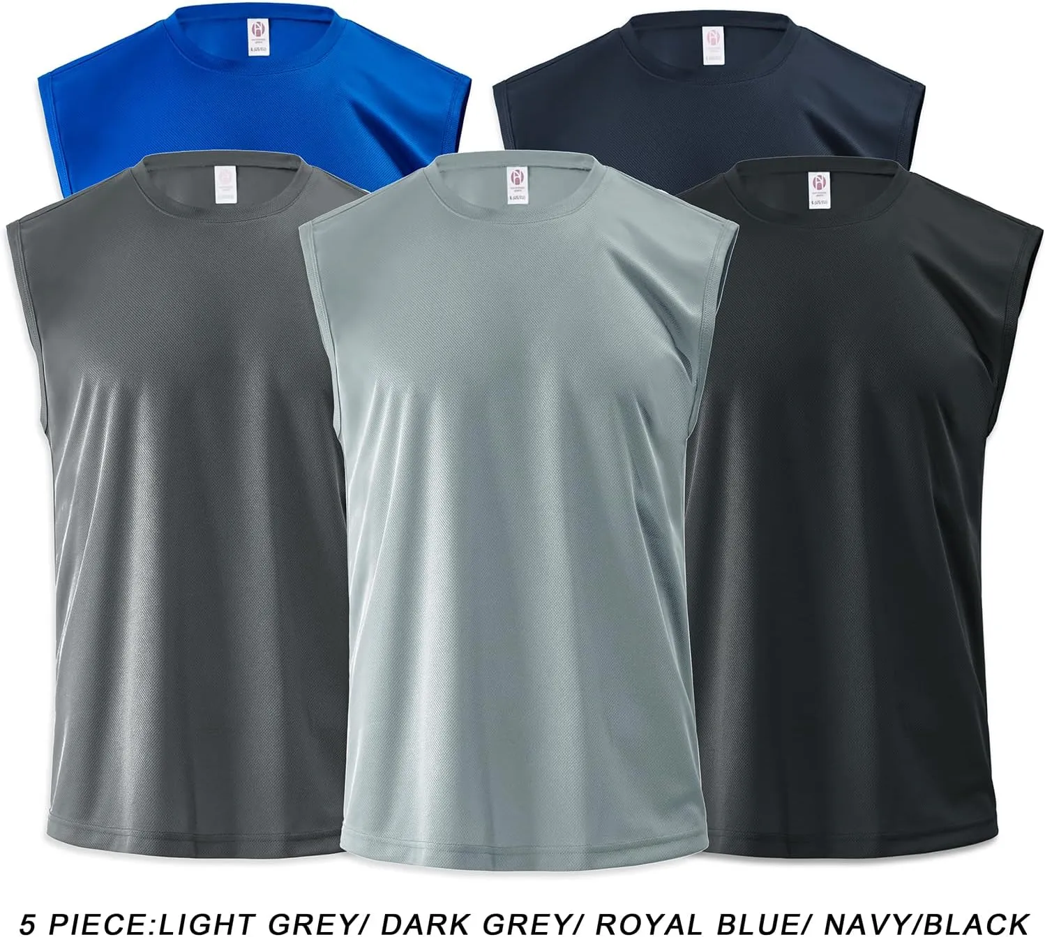 Men's Tank Top Quick Drying Gym Outdoor Running Basketball Swimming Beach Leisure Sleeveless Muscle Shirt