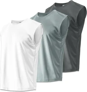 Men's Tank Top Quick Drying Gym Outdoor Running Basketball Swimming Beach Leisure Sleeveless Muscle Shirt