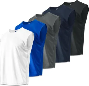 Men's Tank Top Quick Drying Gym Outdoor Running Basketball Swimming Beach Leisure Sleeveless Muscle Shirt