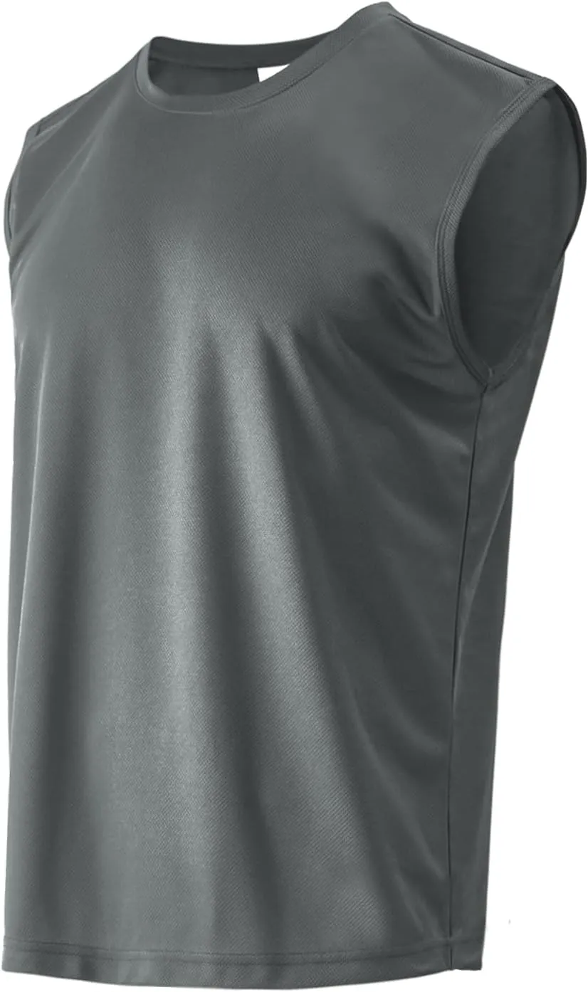 Men's Tank Top Quick Drying Gym Outdoor Running Basketball Swimming Beach Leisure Sleeveless Muscle Shirt