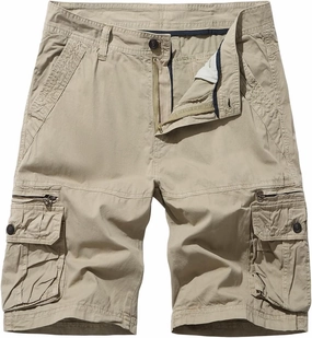 Mens Casual Shorts 7 Inch Inseam Stretch Multi Pocket Cargo Shorts Regular Fit Hiking Athletic Shorts Trendy Clothes