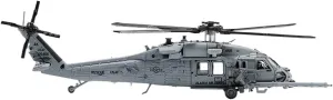 Metal Aircraft Model 1:100 Scale Diecast Alloy for HH-60G Pave Hawk Helicopter Model Classics Nostalgia Large Airplanes Aviation Enthusiasts