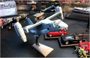 Metal Aircraft Model 1:72 Alloy for V-22 Osprey Tilt-Rotor Aircraft Metal Model Helicopter Decoration Wing Can Be Folded Aviation Enthusiasts