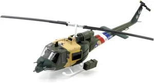 Metal Aircraft Model 1/72 Scale for States UH-1F Huey Upright Flying Aircraft Luke Air Force Base Model Helicopter Aviation Enthusiasts