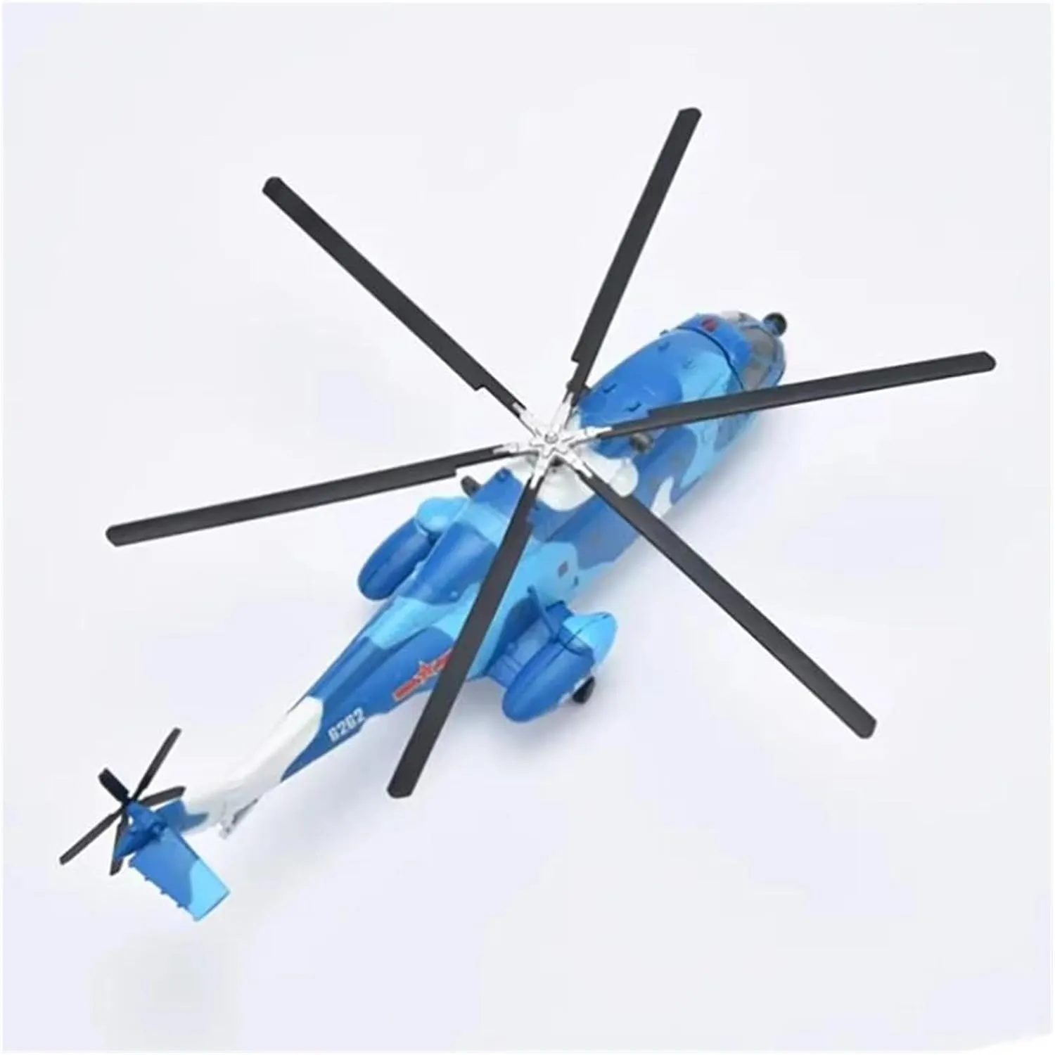 Metal Aircraft Model Diecast 1:144 Scale for Straight 8 Multi-Purpose Helicopter Alloy Aircraft Model Souvenir for Adult Aviation Enthusiasts(Style 1)