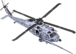 Metal Aircraft Model Diecast Scale 1:100 for HH-60G Paving Hawk Helicopter Alloy Model 210th Rescue Squadron Decoration Display Aviation Enthusiasts