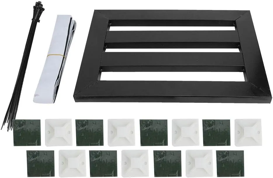 Metal Pedal Board Holder, Portable Black Pedalboard for Guitar Effect Pedals