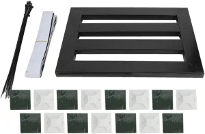 Metal Pedal Board Holder, Portable Black Pedalboard for Guitar Effect Pedals