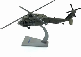 Metal Aircraft Model 1/72 Scale for UH-60 Helicopter Air Millitary Model Fighter Aircraft Airplane Model Toy Aviation Enthusiasts