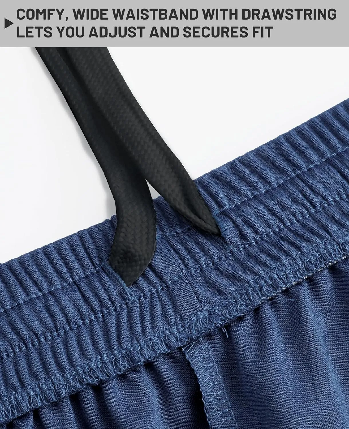 MIER Men's Quick-Dry Athletic/Soccer/Basketball Shorts Without Pockets No Liner Running Workout Training Active Shorts