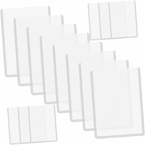 Milisten 50Pcs Transparent Game Card Sleeves Trading Card Protective Covers Lightweight Storage and Use