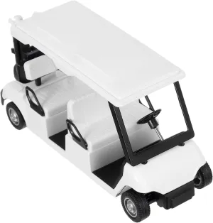 Mini Diecast Golf Cart Model Pullback Action for Adults Construction Realistic Design for Golf Party Decorations Collectible Display