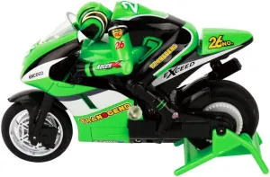 Mini Jump RC Motorcycle for Adult, Simulation Electric Remote Control Motorcycle, High Speed RC Stunt Drift Bike Racing Vehicle Model Gift