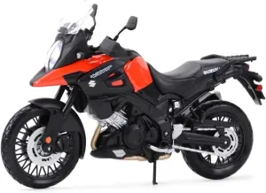 Mini Simulation Motorcycle Toys 1:12 for Suzuki V-Strom Static Die Cast Vehicles Collectible Hobbies Motorcycle Model Toys Adult for Boys