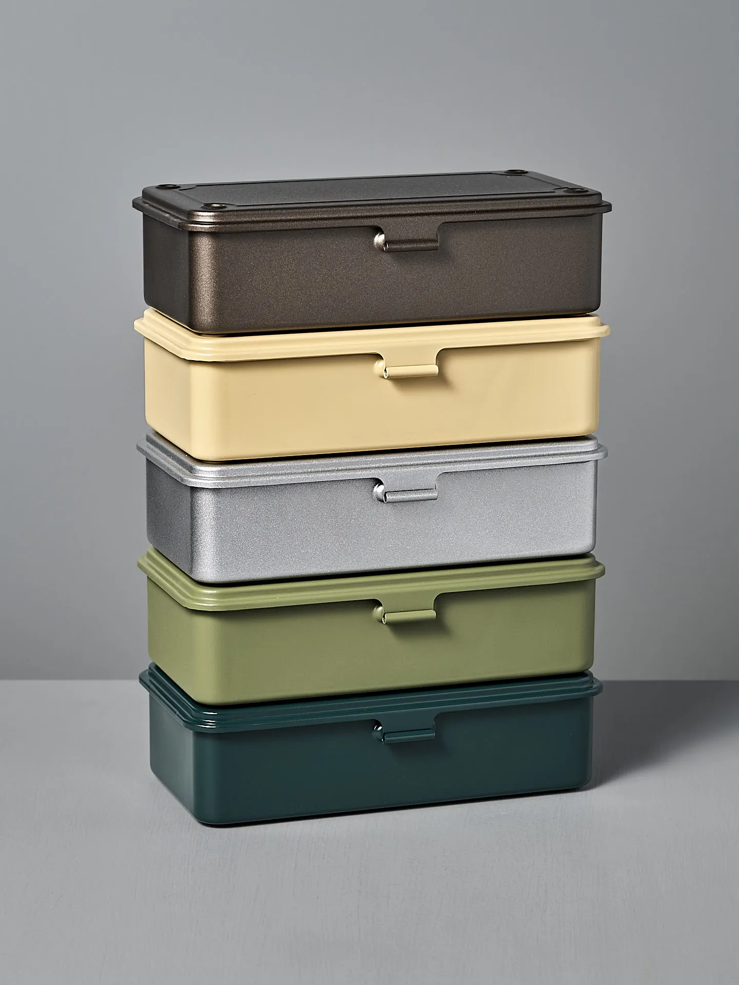 Mini Steel Toolbox T-190 – Titanium