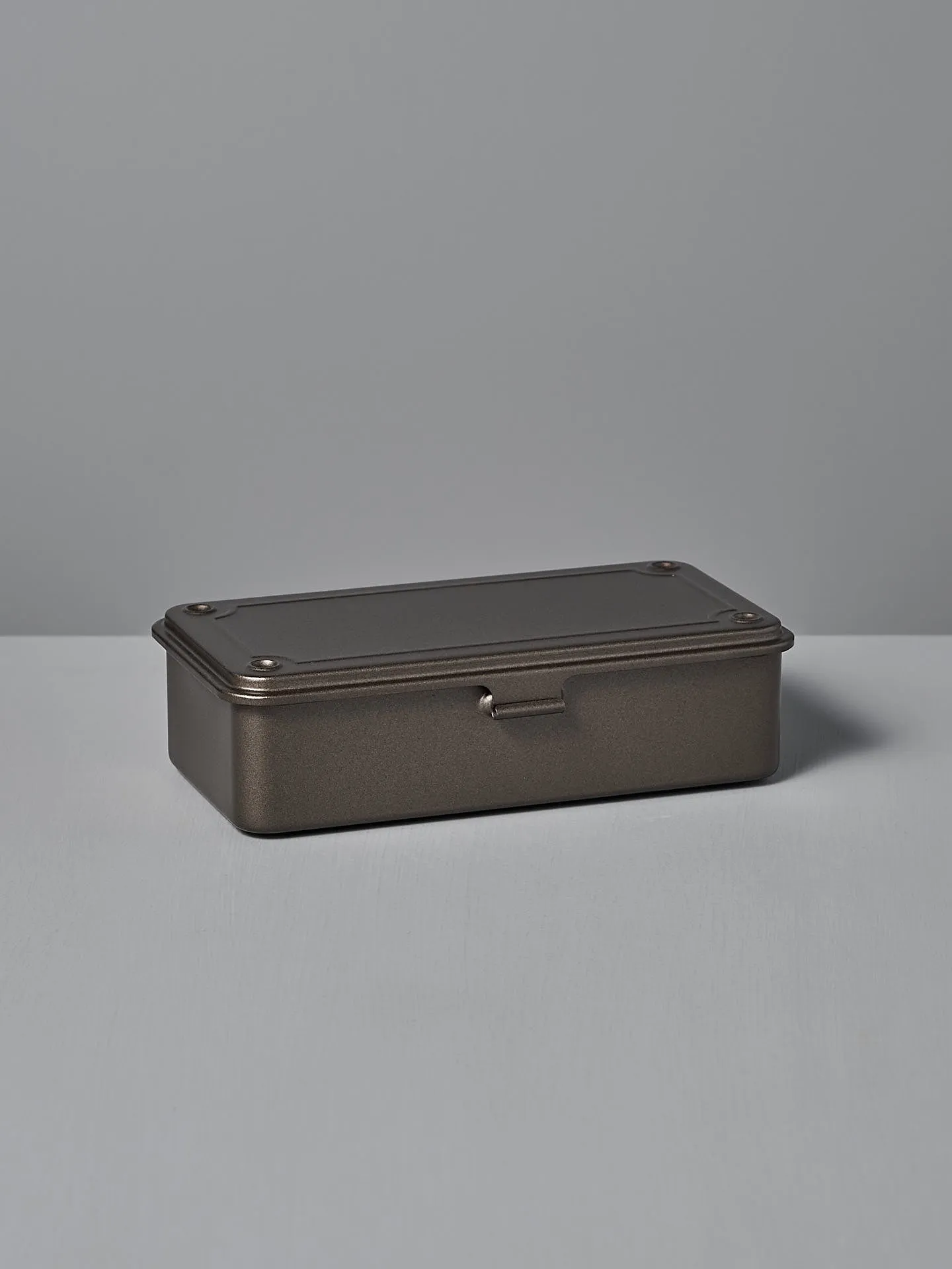 Mini Steel Toolbox T-190 – Titanium