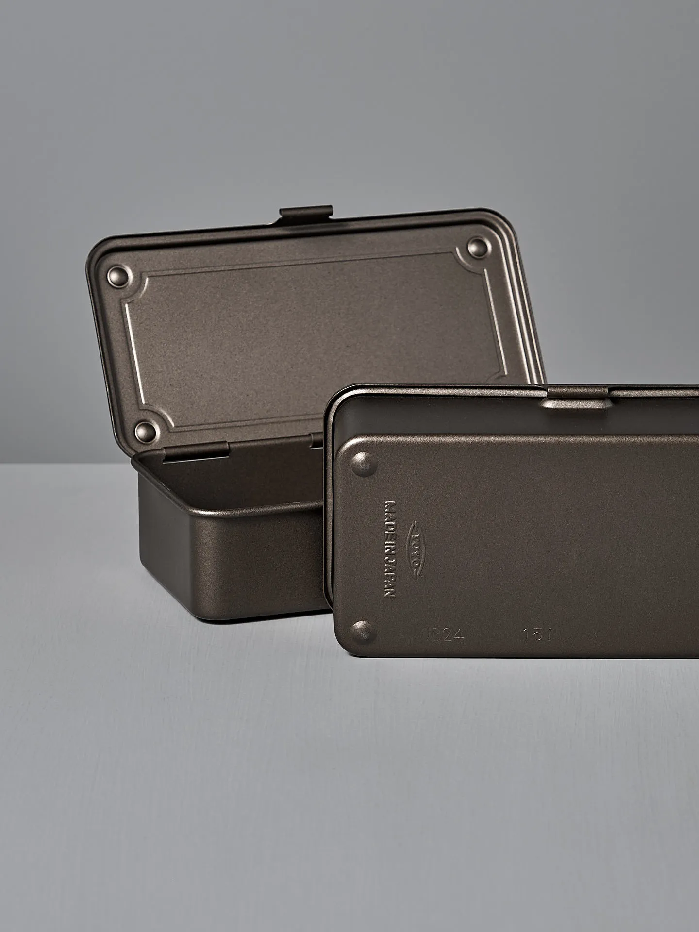 Mini Steel Toolbox T-190 – Titanium