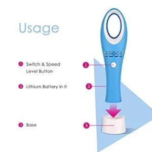 Mini USB Handheld Bladeless Leafless Cooling Fan Outdoor Portable Handy Rechargeable Fan for Student Office Desktop Fan
