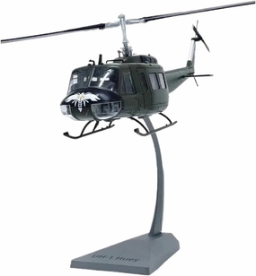 Mini Aircraft Model 1:48 for UH-1 Huey Helicopter Aircraft Model Alloy Simulation Souvenirs Airplane Kit