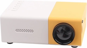 Mini Projector Portable 1080P LED, Pocket Pico Video Projector for Home Theater, Outdoor Movies, Kids Gift, HDMI USB TV AV Interfaces and Remote Control