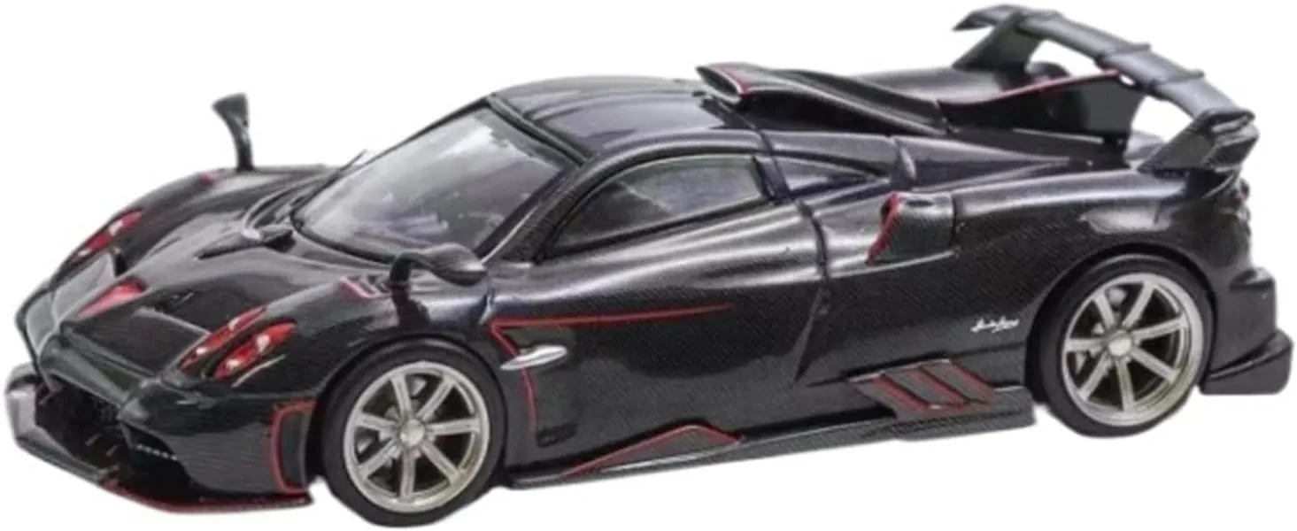 Miniature Models 1:64 for Pagani Imola Full Carbon Red Edge Painting Alloy Car Models Collectible Static Decoration Car Ornaments