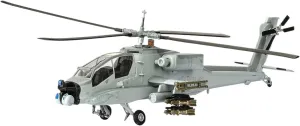 Model Plane for 1/72 Scale Model: American Apache AH64A Armed Attack Helicopter, Plastic Model Airplane Alloy Airplane Alloy Airplane Model