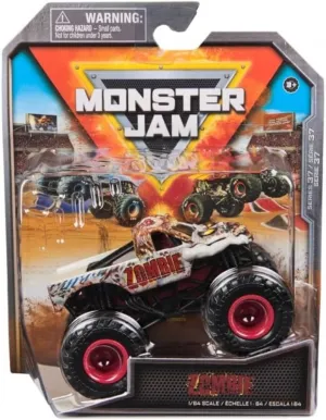 Monster Jam 2024 Series 37 Diecast 1:64 Scale Monster Truck, Zombie Legacy Trucks