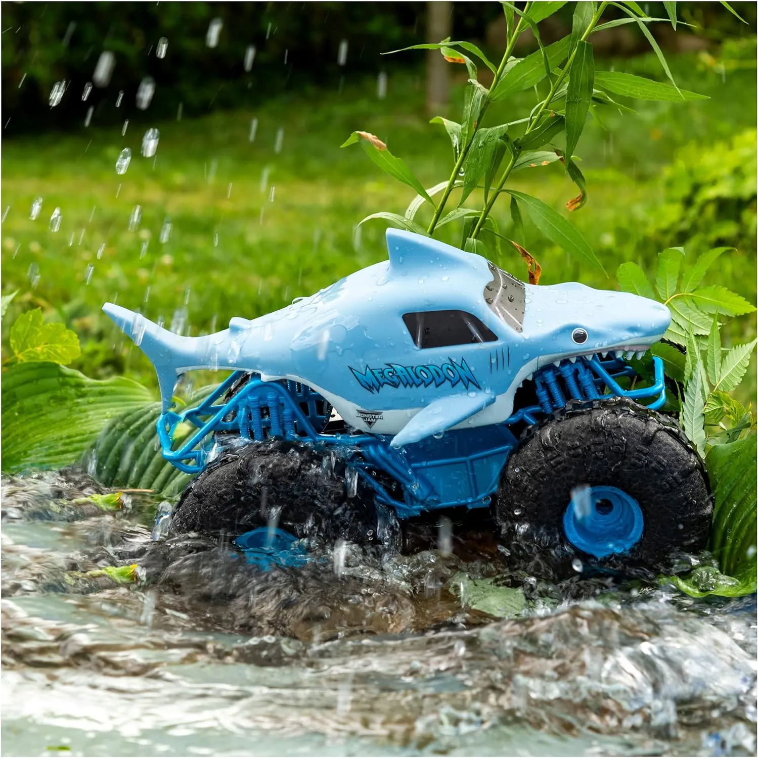 Monster Jam, Official Megalodon Storm All-Terrain Remote Control Monster Truck for Boys and Girls, 1:15 Scale, Kids Toys for Ages 4-6 