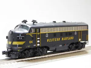 MTH Premier Western Maryland F-7A Diesel Engine #64 O Gauge 20-21804-1