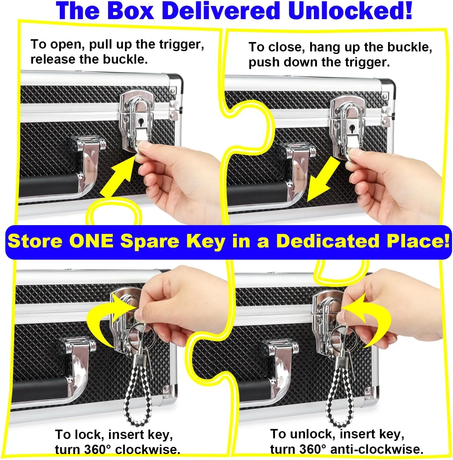 Multi color Card Storage Hard Case, Sports Card Collection Boxes,Trading Cards Cabinet, Card Holder, Toploader Box (Black, Medium)