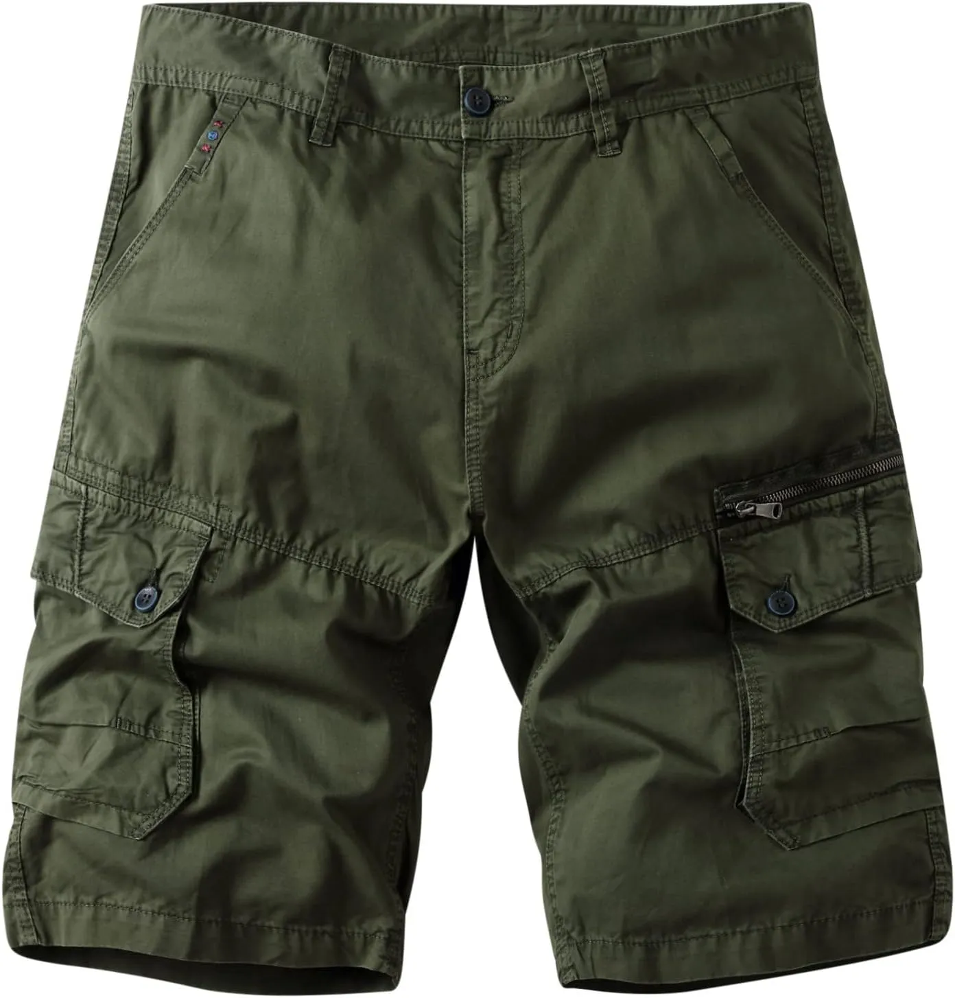 Muscularfit Big and Tall Cargo Shorts for Men 2024 Fashion Multi Pocket Summer Beach Shorts Casual Tooling Shorts Outdoor