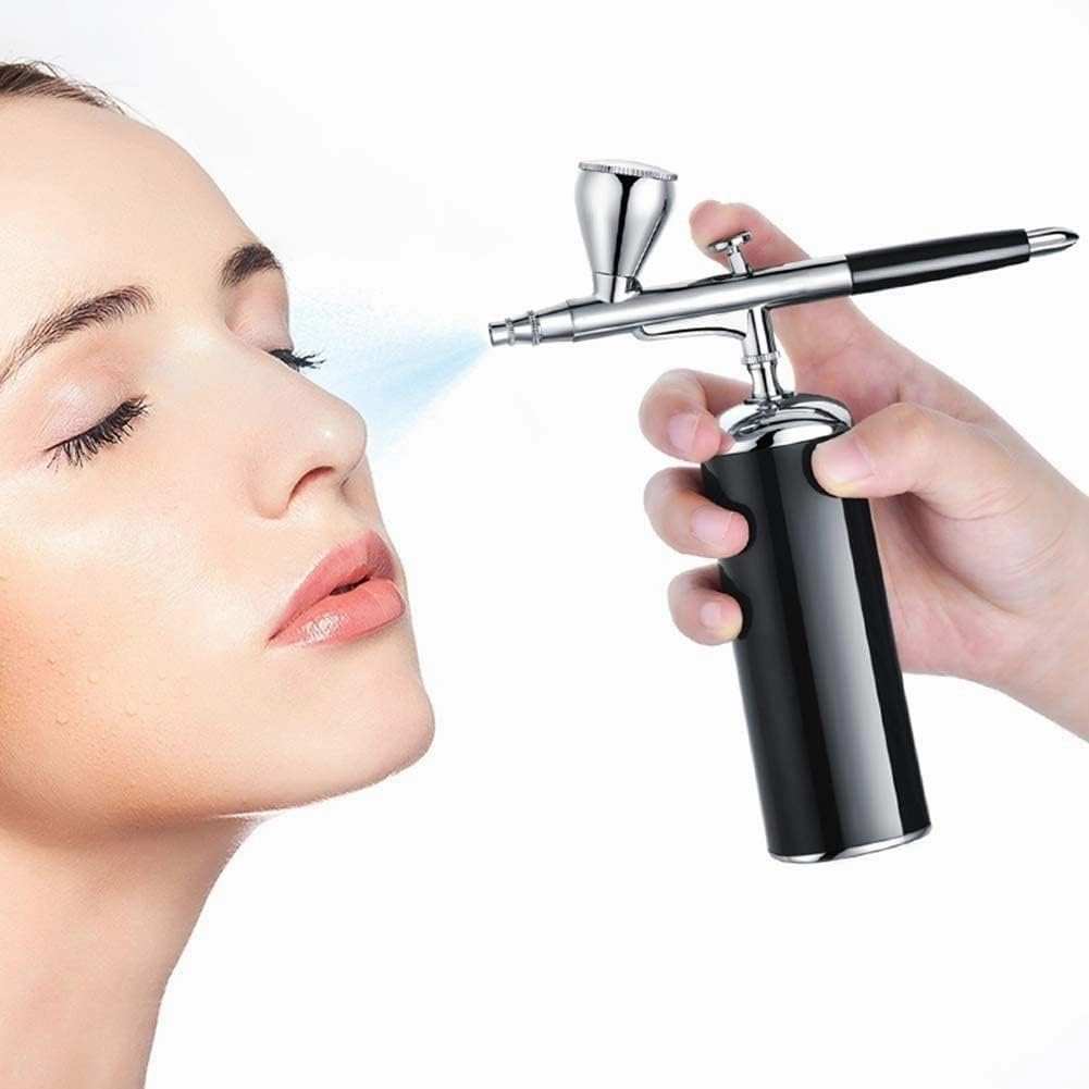 Nano Ionic Facial Steamer,Portable Nano Facial Mister,Mini Nano Mist Sprayer for Face Moisturizing & Hydrating,USB Rechargeable Handy Ionic Cool Mist Sprayer Gift for Lover (Color : White)