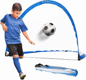 NET Playz Soccer Goal, Pop-up Soccer Net for Backyard Practice & Training (Portable & Easy Setup) Football Soccer Gift for Kids Teens Youths & All Ages
