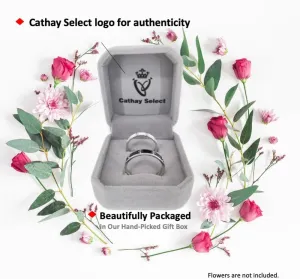[New] Sterling Silver Couple Rings Set, Adjustable, For Him and Her Wedding Promise Love Rings, Black and White Cross, Sunflower