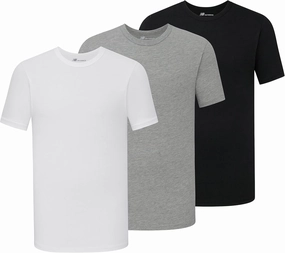 New Balance Men's Cotton Performance Crew Neck Undershirts (3 Pack)