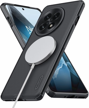 Nillkin Magnetic for OnePlus 13 Case 6.82'', Compatible with MagSafe, Military Grade Drop Tested, Shockproof Slim Fit One Plus 13Case, Frosted Shield Pro for OnePlus 13 Case Magsafe, Black