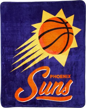 Northwest NBA Phoenix Suns Unisex-Adult Raschel Throw Blanket, 50" x 60", Signature