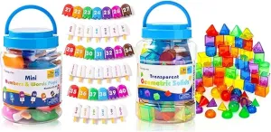 Numbers 21-40 Popsicles – 60 Pieces 3D Shapes for Teaching – Engaging Number Toys for Kids Ages 3-5 to Learn Numbers & Enhance Skills